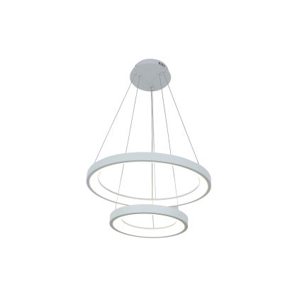 Brilagi - диммируемый подвесной светильник на тросе FALCON SLIM LED/68W/230V 3000-6500K, диаметр 50 см, белый + пульт дистанционного управления