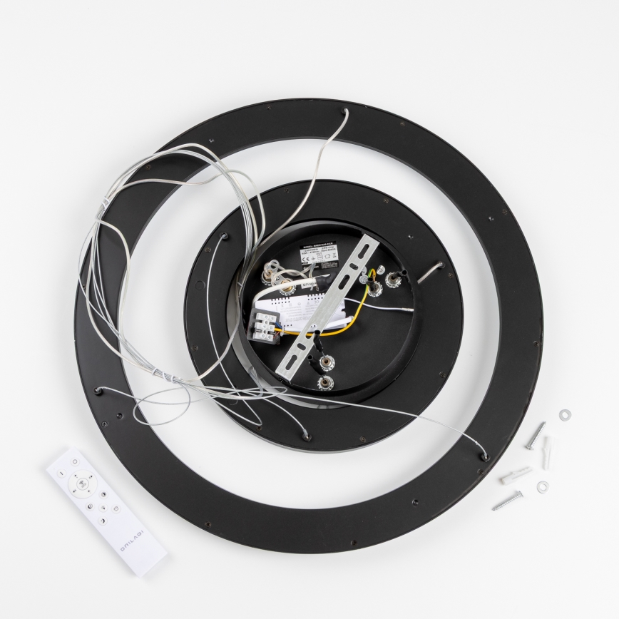 Brilagi - LED диммируемая люстра на тросе FALCON SLIM LED/68W/230V 3000-6500K Ø 50 см чёрная + пульт дистанционного управления