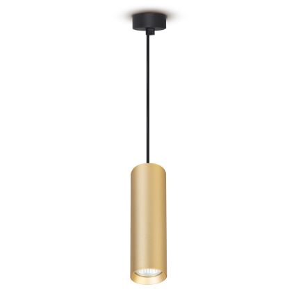 Brilagi - LED RGBW диммируемая подвесная люстра на тросе SELE 1xGU10/6 Вт/230 В 3000 К черный/золотой + дистанционный пульт управления