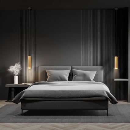 Brilagi - Светодиодная диммируемая люстра на тросе SELE 1xGU10/6,5W/230V 2700-6500K черная/золотая