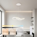 Brilagi - Диммируемая LED-подвесная люстра на тросе INFINITY LED/55W/230V 3000-6000K 50x50 см белая + пульт дистанционного управления