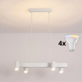 BRILAGI - диммируемая LED RGBW люстра на тросе SELE 4xGU10/6,5W/230V 2700-6500K белая