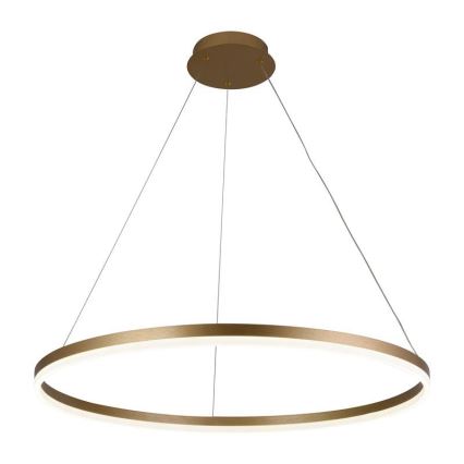 Brilagi - диммируемая LED-люстра на тросе CIRCLE LED/55W/230V 3000-6500K диаметр 80 см золотая + дистанционное управление
