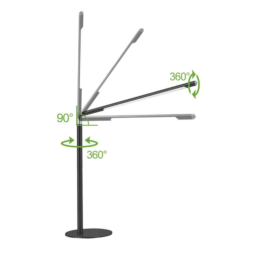 BRILAGI - LED диммируемая сенсорная настольная лампа VARIO LED/7W/230V 3000-6500K CRI 96 черная