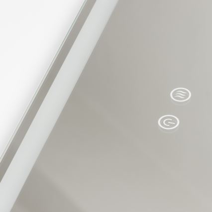 Brilagi - Светодиодное зеркало для ванной с подогревом BELLA LED/19 Вт/230 В 60x90 см IP44 CRI 90 диммируемое + CCT