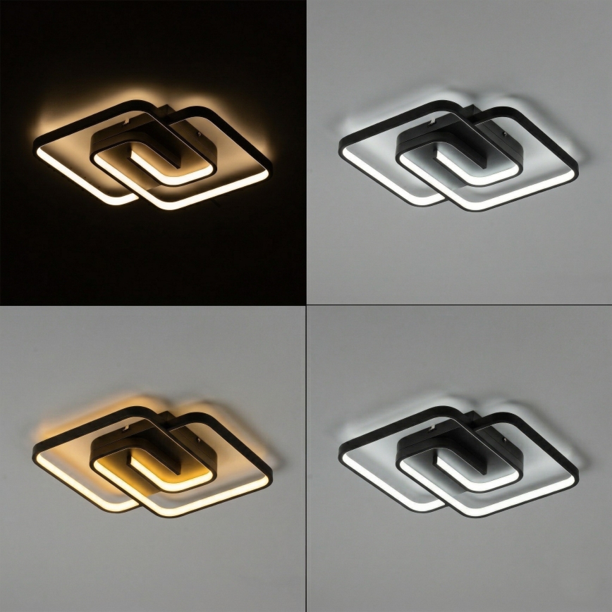 Brilagi - Диммируемый LED потолочный светильник VELO LED/64W/230V 3000-6500K 48x48 cm + пульт дистанционного управления
