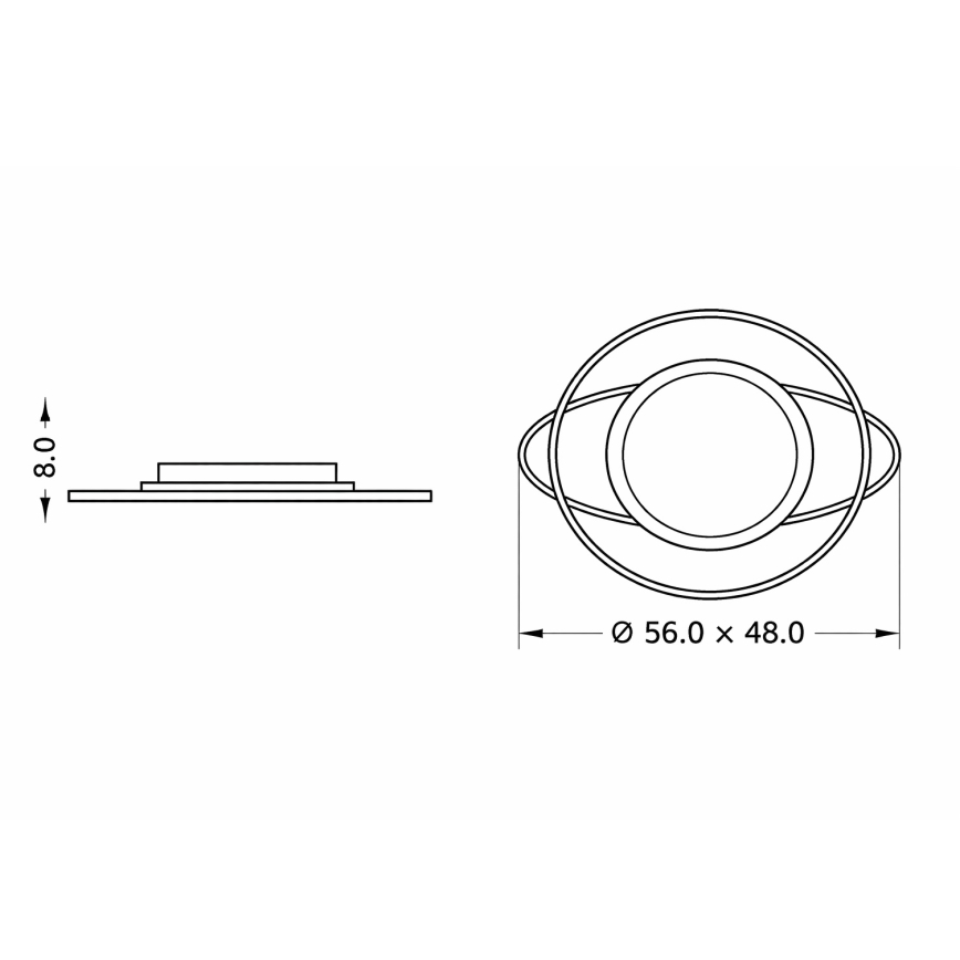 Brilagi - диммируемый светодиодный детский потолочный светильник ASTRO LED/68Вт/230В 3000-6000К + пульт дистанционного управления