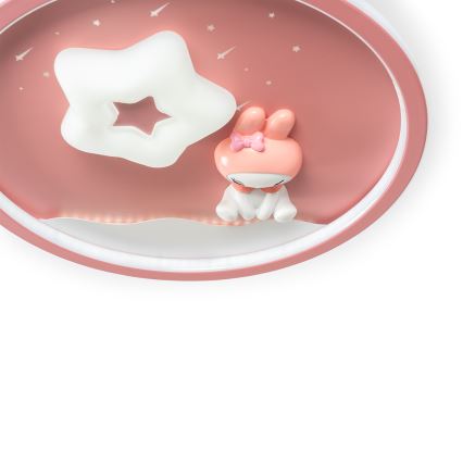 Brilagi - Диммируемый детский потолочный светильник BUNNY LED/83W/230V 3000-6000K Ø 49 см + дистанционное управление