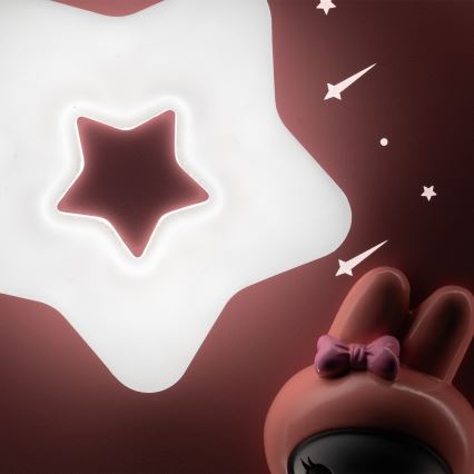 Brilagi - Диммируемый детский потолочный светильник BUNNY LED/83W/230V 3000-6000K Ø 49 см + дистанционное управление