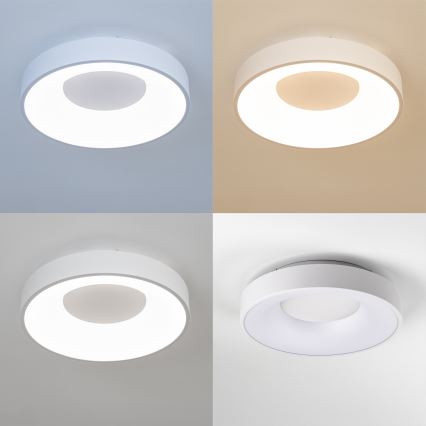 Brilagi - диммируемый потолочный светильник FALCON II LED/67W/230V 3000–6500K, диаметр 40 см, белый + пульт дистанционного управления