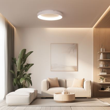 Brilagi - Диммируемый потолочный LED-светильник FALCON II LED/99W/230V 3000-6500K диаметр 60 см, белый + пульт дистанционного управления