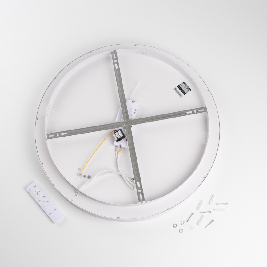 Brilagi - Диммируемый потолочный LED-светильник FALCON II LED/99W/230V 3000-6500K диаметр 60 см, белый + пульт дистанционного управления