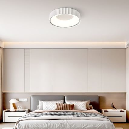 BRILAGI - диммируемый светодиодный потолочный светильник FALCON MODERN LED/30W/230V 3000-6000K Ø 40 см, белый + с пультом дистанционного управления
