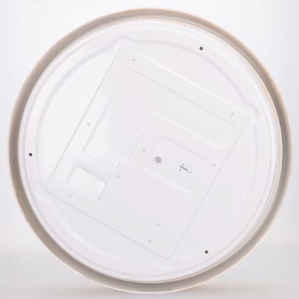 Brilagi - диммируемый потолочный светильник FLOCO LED/48W/230V 3000-6500K, Ø 40 см, декор под дерево/черный + пульт дистанционного управления