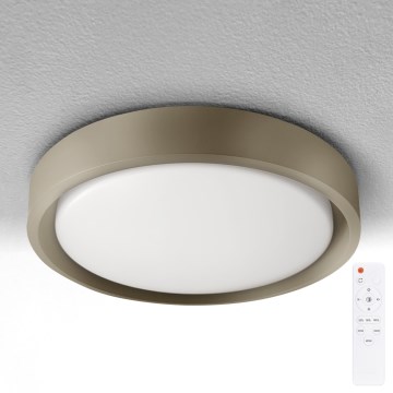 Brilagi - диммируемый LED-потолочный светильник MATTEO LED/60W/230V 3000-6500K, диаметр 51,5 см, тауп + пульт дистанционного управления