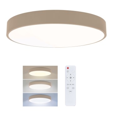 Brilagi - диммируемый LED потолочный светильник POOL LED/36W/230V 3000-6000K диаметр 30 см бежевый + пульт дистанционного управления
