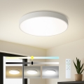 Brilagi - диммируемый LED потолочный светильник POOL SMART LED/60W/230V 50 cm 3000-6000K Wi-Fi Tuya + пульт дистанционного управления, белый
