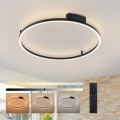 Brilagi - Диммируемый LED-потолочный светильник PORTOFINO LED/60 Вт/230 В 3000-6000K диам. 80 см черный + пульт дистанционного управления