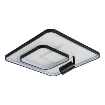 Brilagi - диммируемый LED потолочный светильник UNITY LED/75W/230V + 1xGU10/3W 3000-6000K 50x50 см белый/черный + дистанционное управление