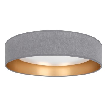 Brilagi - Диммируемый LED потолочный светильник VELVET SMART VARI, 24 Вт/230 В, 3000–6500 К, Ø 45 см, серый/золотой + пульт дистанционного управления