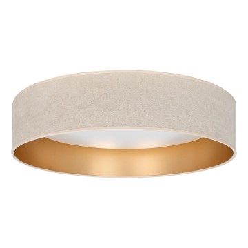 Brilagi - Диммируемый LED потолочный светильник VELVET SMARTIX LED/24W/230V 3000–6000K Ø 45 см кремовый/золотой Wi‑Fi Tuya Beacon + пульт дистанционного управления