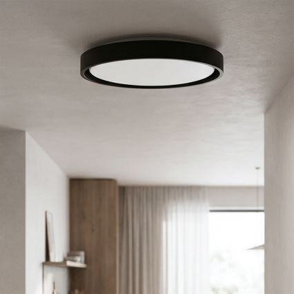 Brilagi - диммируемый потолочный светильник MATTEO LED/48W/230V 3000-6500K, Ø 41 cm, черный + пульт дистанционного управления