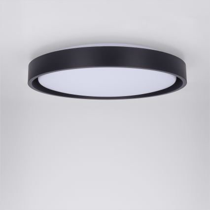 Brilagi - диммируемый потолочный светильник MATTEO LED/48W/230V 3000-6500K, Ø 41 cm, черный + пульт дистанционного управления