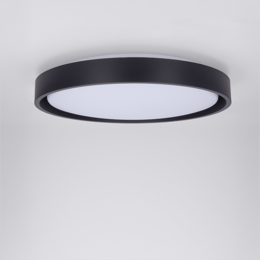 Brilagi - диммируемый потолочный светильник MATTEO LED/48W/230V 3000-6500K, Ø 41 cm, черный + пульт дистанционного управления