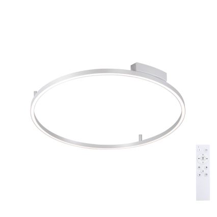 Brilagi - Диммируемый потолочный светильник PORTOFINO LED/60W/230V 3000-6000K диам. 80 см серебристый + пульт дистанционного управления