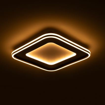 Brilagi - диммируемый светодиодный потолочный светильник TRIVARO LED/88 Вт/230 В 3000-6000 К 40x40 см + пульт дистанционного управления