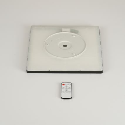 Brilagi - Диммируемый LED потолочный светильник ULTRA SLIM/18 Вт/230 В 2700–6500 К 30x30 см черный + пульт дистанционного управления