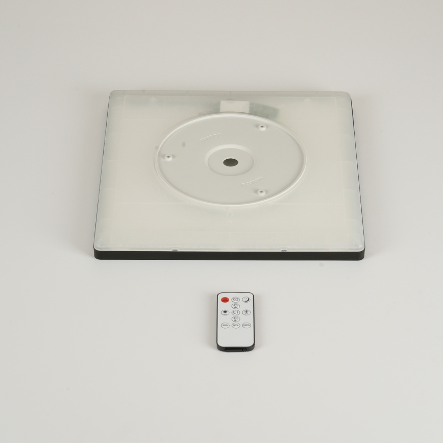 Brilagi - Диммируемый LED потолочный светильник ULTRA SLIM/18 Вт/230 В 2700–6500 К 30x30 см черный + пульт дистанционного управления