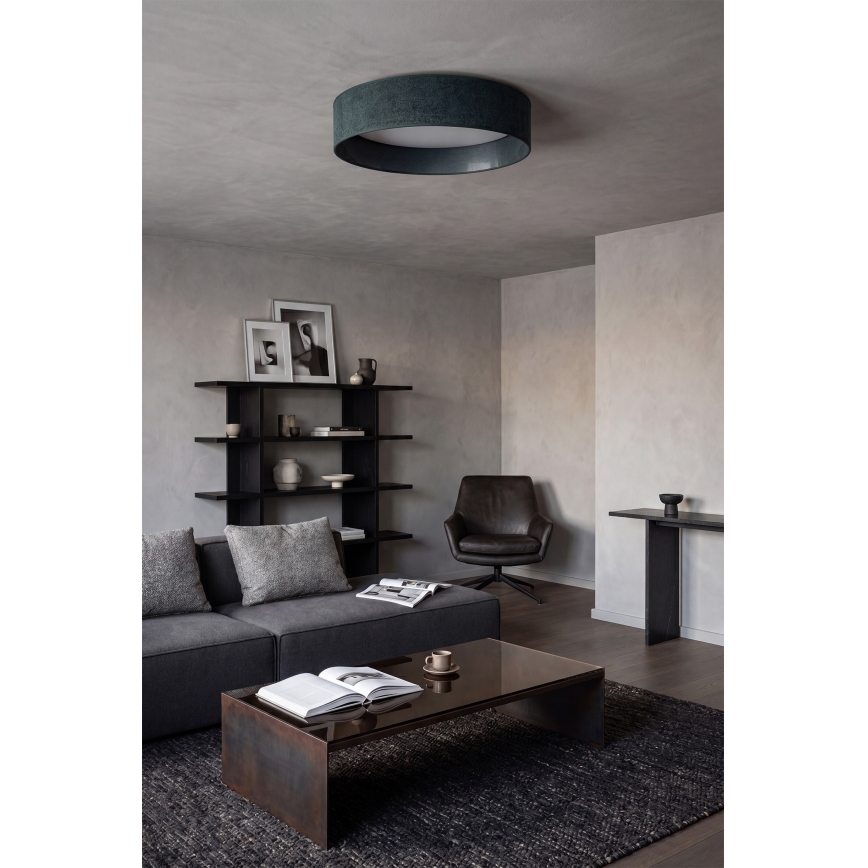 Brilagi - диммируемый потолочный светильник VELVET SMART VARI LED/36W/230V 3000-6500K, диаметр 55 см, зелёный — в комплекте пульт дистанционного управления