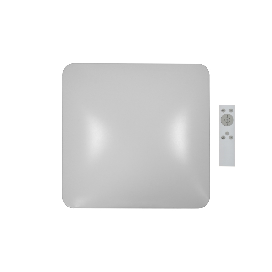 Brilagi - диммируемый потолочный светильник VELVET SQUARE LED/24W/230V 43x43 см 3000/4000/6500K + пульт дистанционного управления розовый