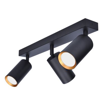 Brilagi - LED Диммируемый точечный светильник SELE 3xGU10/6,5W/230V 2700-6500K чёрный/золотой