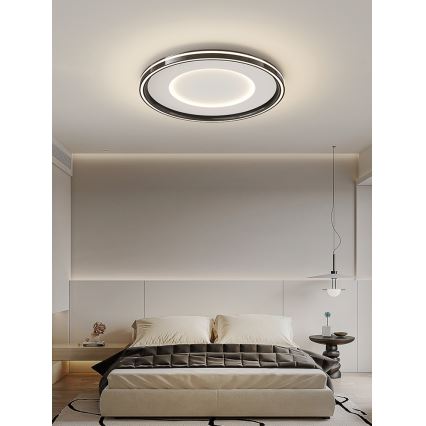 Brilagi - диммируемый светодиодный потолочный светильник TRIVARO LED/56W/230V 3000-6000K Ø 30 см + пульт дистанционного управления