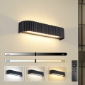 BRILAGI - Диммируемый настенный светильник FALCON MODERN LED/14W/230V 3000-6000K 40 cm черный + пульт дистанционного управления