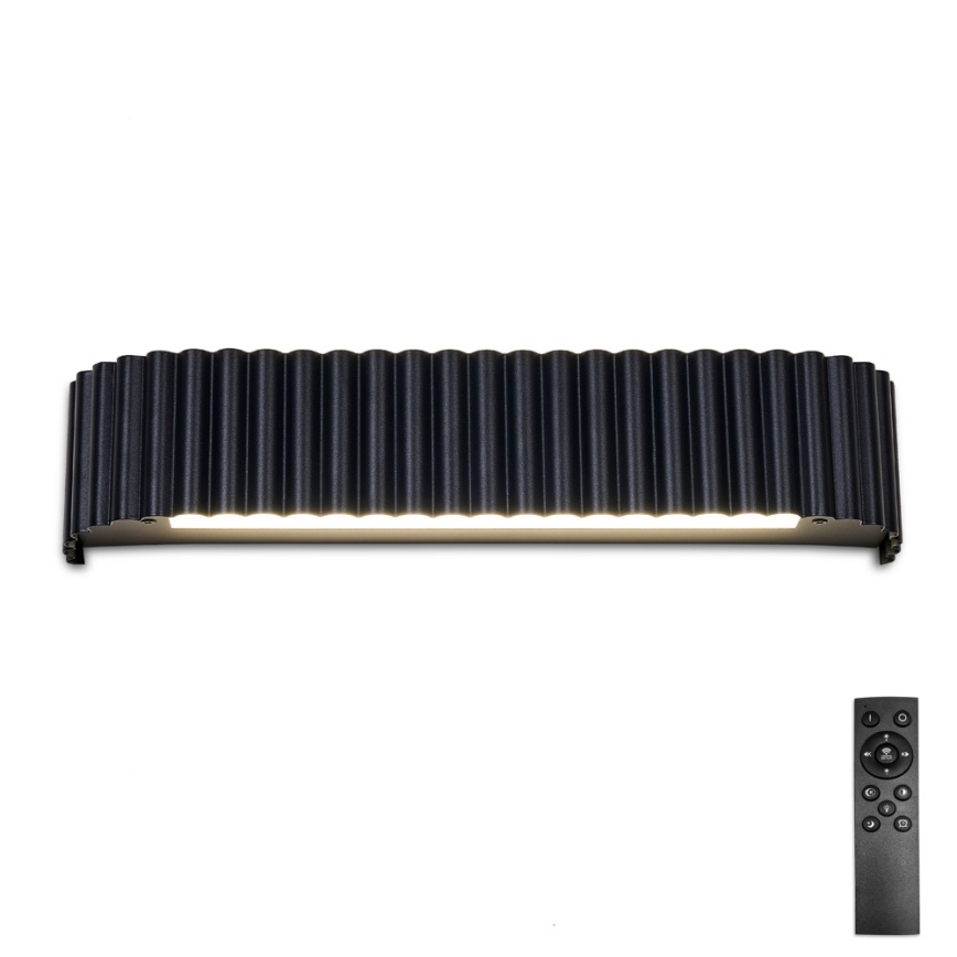 BRILAGI - Диммируемый настенный светильник FALCON MODERN LED/14W/230V 3000-6000K 40 cm черный + пульт дистанционного управления