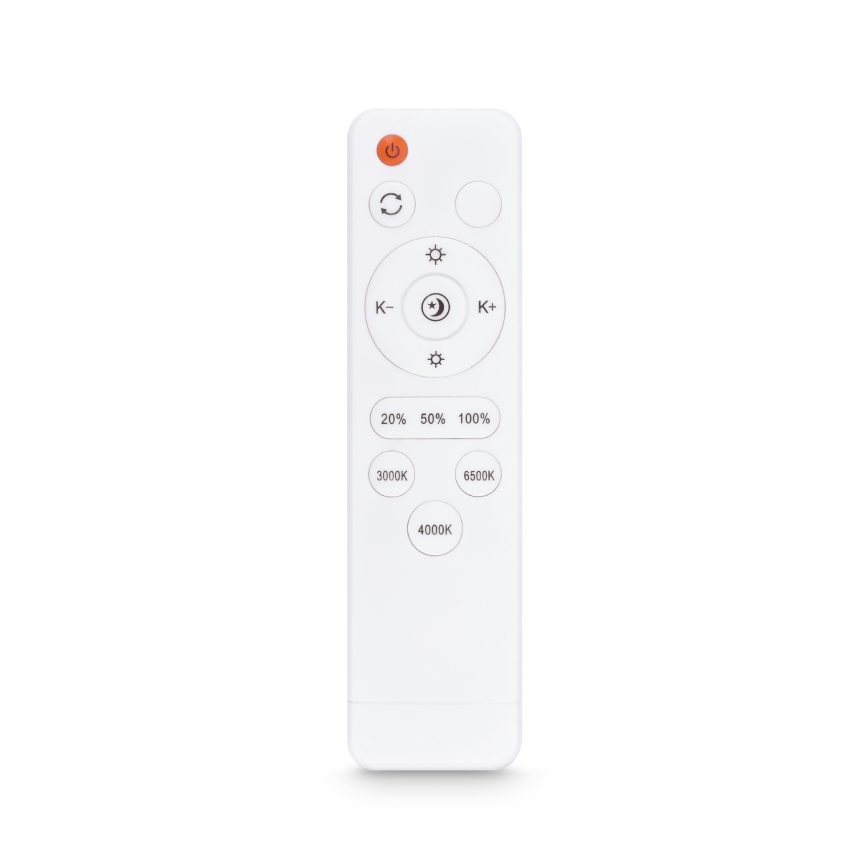 Brilagi - Диммируемый светодиодный потолочный светильник ESTELA SQUARE LED/36W/230V 3000-6500K 31x31 см белый + пульт дистанционного управления