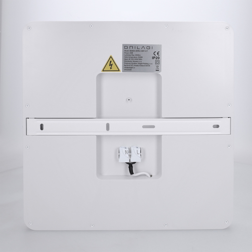 BRILAGI - Диммируемый светодиодный потолочный светильник ESTELA SQUARE LED/36W/230V 3000-6500K 31x31 см белый + пульт дистанционного управления