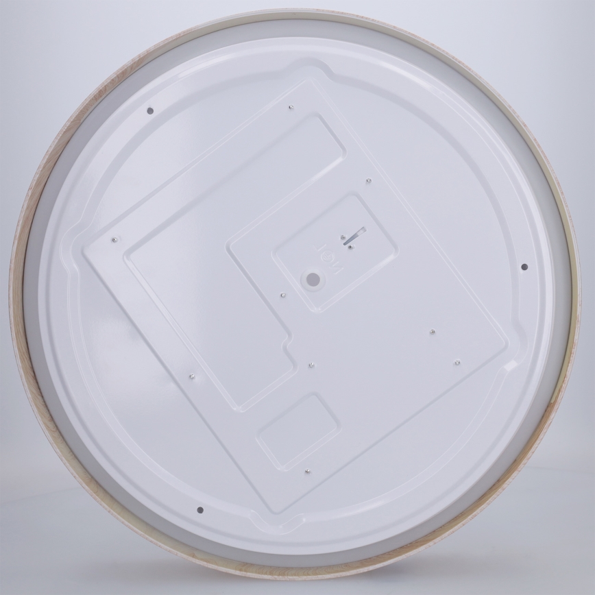 Brilagi - Диммируемый потолочный светильник COCI LED/48W/230V 3000-6500K Ø 39 см декор под дерево/чёрный + пульт ДУ