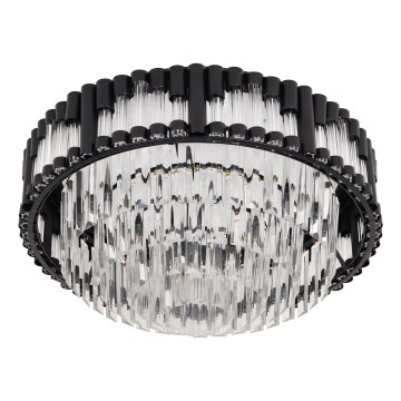 Brilagi - Диммируемый потолочный светильник CROWN LED/41W/230V 3000-6000K, диам. 48 см, черный + с пультом дистанционного управления