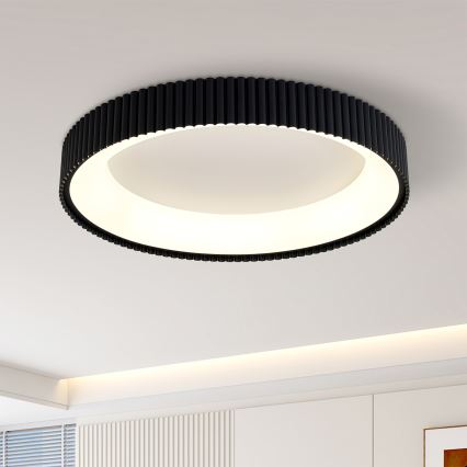Brilagi - Диммируемый потолочный светильник FALCON MODERN LED/54W/230V 3000-6500K Ø 60 см черный + пульт дистанционного управления