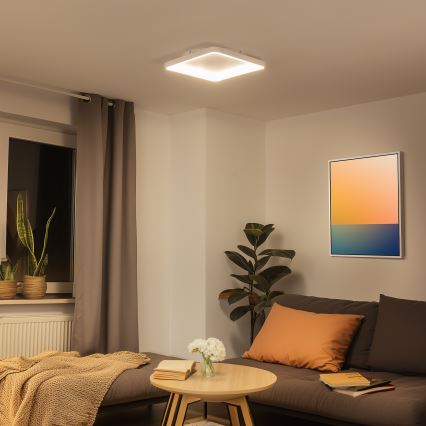 Brilagi - LED диммируемый потолочный светильник FALCON SLIM LED/50W/230V 3000-6500K 50x50 см белый + пульт дистанционного управления