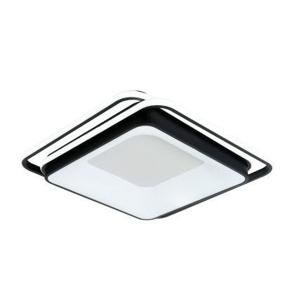 Brilagi - Диммируемый потолочный светильник FLARE LED/102 Вт/230 В 3000-6000 К 50x50 см черный + пульт дистанционного управления