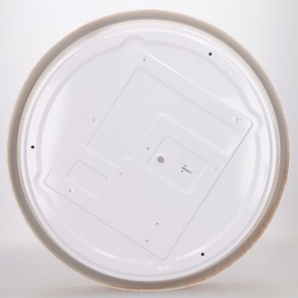 Brilagi - диммируемый потолочный светильник FLOCO LED/48W/230V, диаметр 40 см, декор под дерево/белый + пульт дистанционного управления