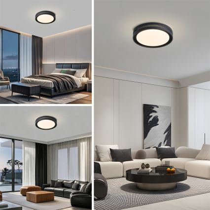 Brilagi - LED диммируемый потолочный светильник KREON LED/54W/230V 3000–6000K, белый, диаметр 38 см, с дистанционным управлением
