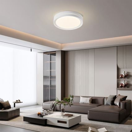 Brilagi - LED диммируемый потолочный светильник KREON LED/54W/230V 3000-6000K белый диам. 38 см + пульт дистанционного управления
