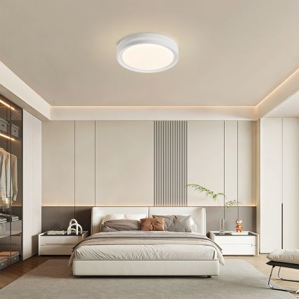 Brilagi - LED диммируемый потолочный светильник KREON LED/54W/230V 3000-6000K белый диам. 38 см + пульт дистанционного управления