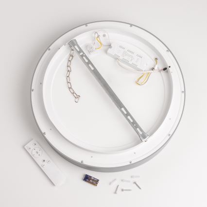 Brilagi - диммируемый потолочный светильник FALCON LED/40W/230V 3000-6500K диаметр 45 см серый + дистанционное управление